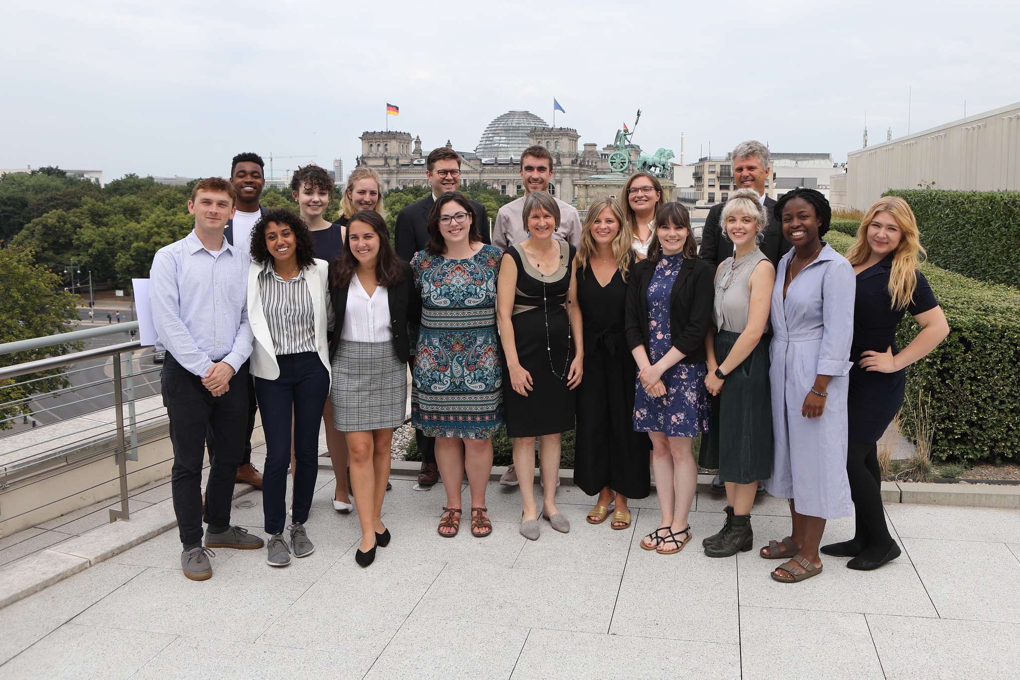 US embassy visit with US students JULY 2019 1