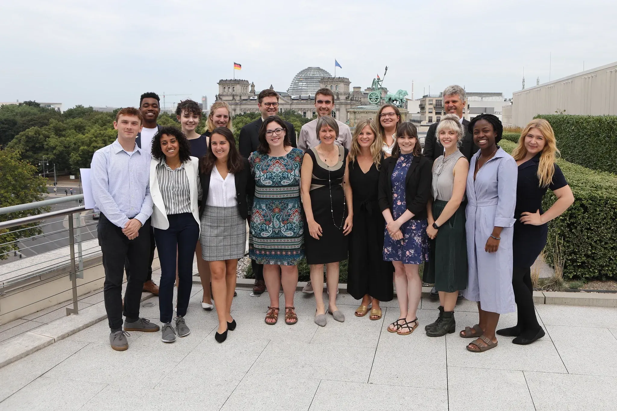 US embassy visit with US students JULY 2019 1